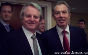 Halvorssen ¡con Tony Blair!