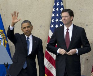 Obama y Comey, jefe del FBI