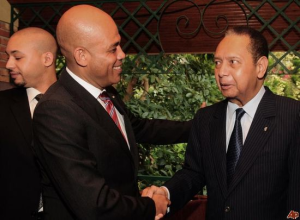 Martelly y el dictador Duvalier