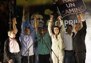 Diego Arria, Pablo Perez, Henrique Capriles, Maria Corina, Leopoldo Lopez, Pablo Medina